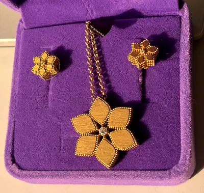 Damas jewelry set 18k gold