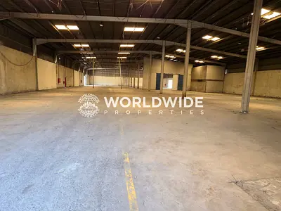Hot Deal / 38000 SQ FT Warehouse With 150 KW Electricity Whole Ground Floor Ready to Move in New Industrial, Ajman