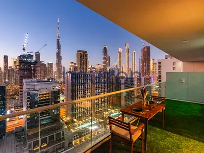 Modern 2BR | High Floor | Burj View | Furnished