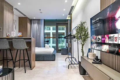 Cozy Designer Studio | Sterling by Omniyat | Monthly Rental