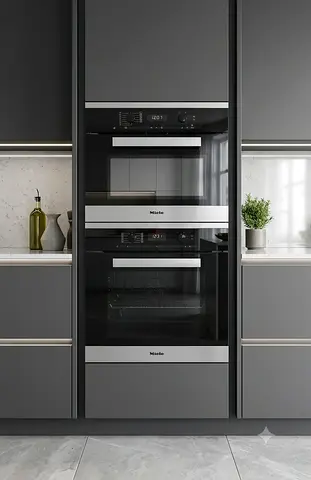 Miele Latest Model 60cm Built-In Electric Oven & Microwave Set