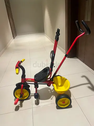 Kids Tricycle with Parental Push Handle