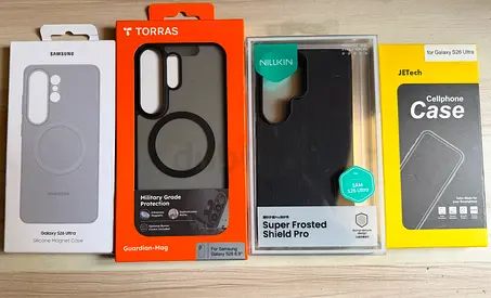 Bundle of Samsung Galaxy S26Ultra cases (multiple styles, new in box)