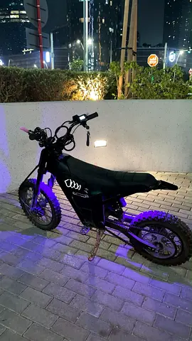 Kugoo wish 1 modified. Used Electric Dirt Bike - Off-road E-bike with LED Lights