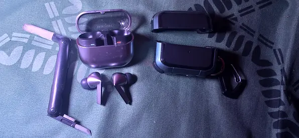 Samsung Earbuds 3 Pro with Charging Case and Protective Cover