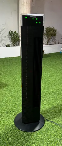 Hitachi Tall Tower Fan - Remote Control, Black