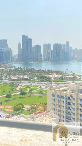 Two-bedroom apartment for annual rent in Al Majaz 2, Sharjah | Two master bedrooms | One month free