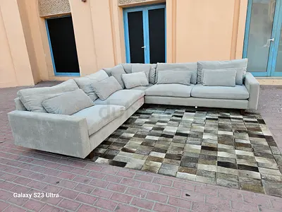 Same like new Condition West Elm Harmony Corner Sofa