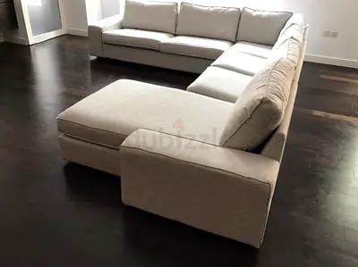IKEA Kivik Corner U Shape Sofa Beige