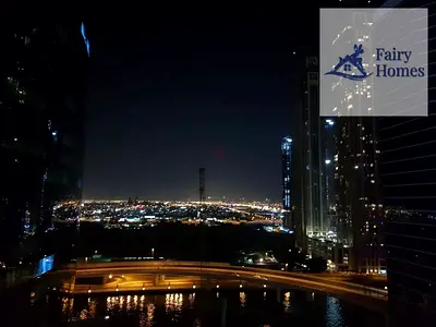 استوديو مفروش | برج ميرانو | إطلالة على القناة والأفق
