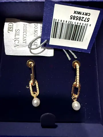 Swarovski earrings and necklace