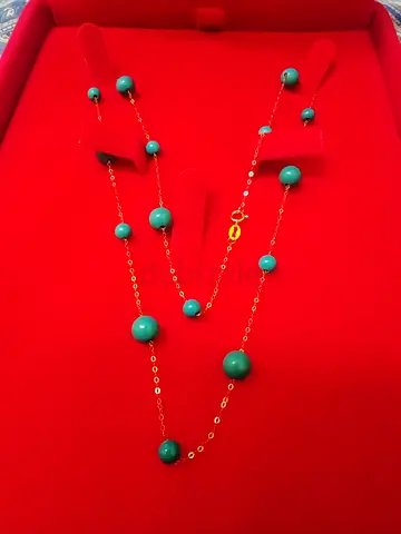 18k turquoise necklace