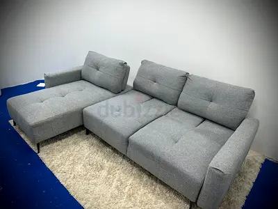 Like new condition home centre lshape sofa