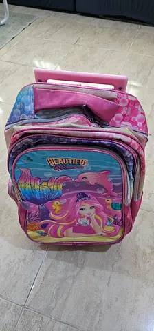 School bag with lunch bag