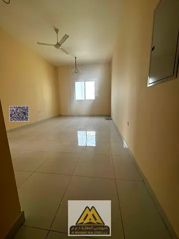 2BR apartment, 3 baths, 2 master rooms, balcony, near Traffic, AED 47,996, 6 cheques.