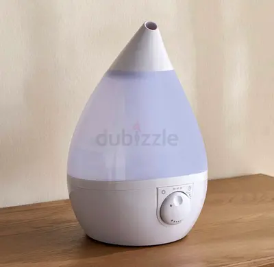 Ultrasonic Cool Mist Humidifier - White, Teardrop Design