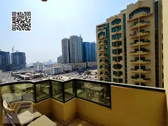 Spacious 1 Bedroom Apartment for Annual Rent | Al Rashidiya Towers, Ajman | 950 Sq. Ft. | Open View