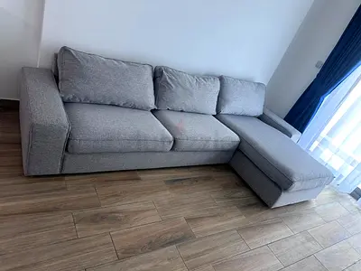 Ikea Kivik L Shape Sofa light gray