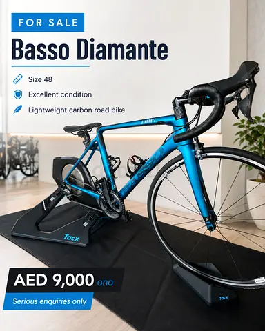 Basso Diamante Carbon Road Bike – Size 48 – Excellent Condition