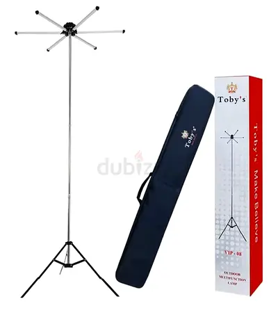 Toby's Outdoor Multi-Arm Tripod Stand with Carry Bag