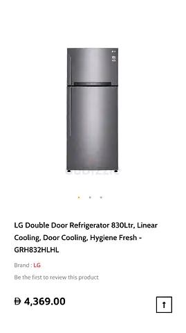 LG Stainless Steel Top-Freezer Refrigerator - Good Condition