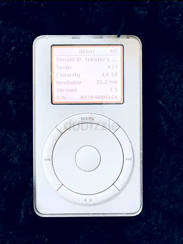 Apple iPod Classic (white) 4GB/5GB vintage click wheel player