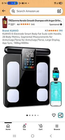 Smart Body Fat Scale for 200 aed / Each