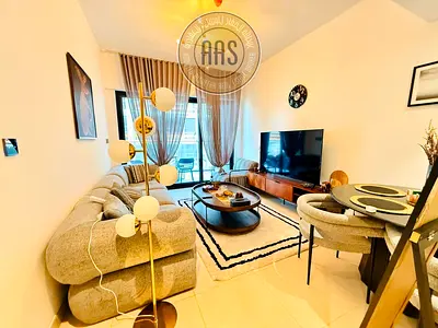 Furnished 1BR Apartment | Binghatti Creek | Balcony & City View