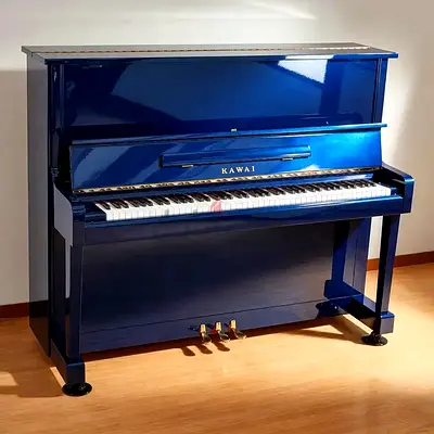 Kawai Metallic Sapphire Acoustic Piano | Elegant Showpiece Dubai