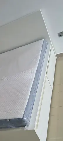 IKEA malam queen size bed with storage and mattress