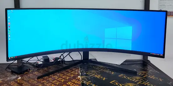 The Samsung Odyssey Neo G9 (S49AG950NM) is a premium 49-inch curved ultrawide gaming monitor. Featur