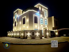 Corner villa for sale in Al Amrah, 7BR and a roof . Includes Registration fees, electricity and wate