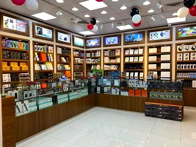Ultra-Line Cell Phone Store Counter & Wall Display Shelving | Custom Fit Out & Renovation