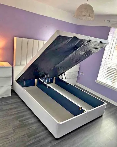 Brand New 120*200 Double Size Bed Frame With Hydraulic Storage