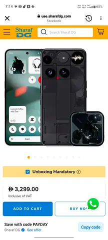 Nothing Phone (3) 512gb/16+2 - Transparent Black, Good Condition with box (mobille gaming)