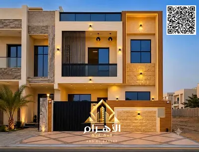 With less than 10% down payment | Own a luxury villa in Al Yasmin, Ajman | 4 master bedrooms G+2 |