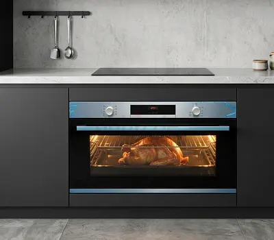 90cm Built-In Electric Oven – Stainless Steel | Good Working Condition