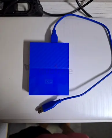 WD My Passport 4TB Blue External Hard Drive - Excellent Health