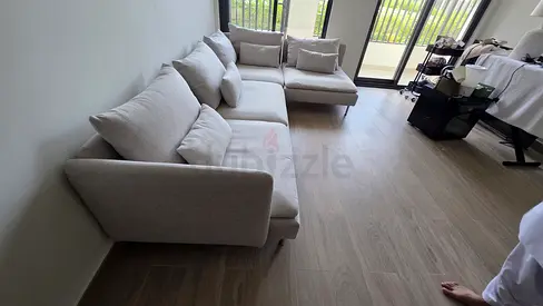 Brand new condition ikea soderhamn l Shape Sofa beige