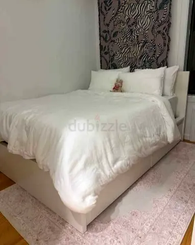 Ikea King Size Bed with mattress available in perfect condition