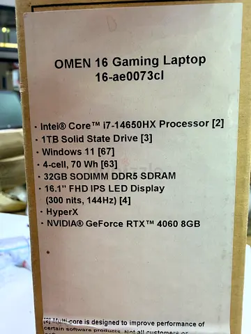 HP Omen Gaming