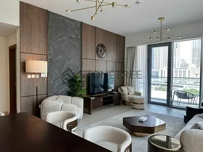 Vacant & Furnished 1BR | Park & Water Canal Views