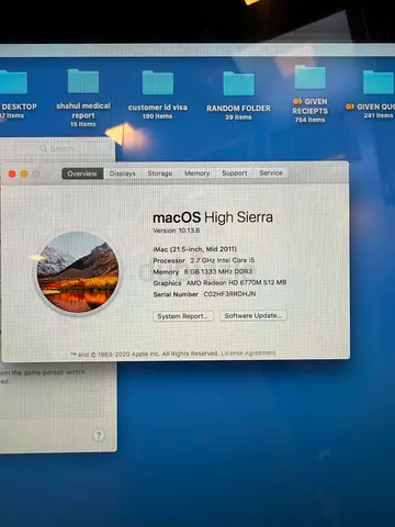Apple Mac computer for sale
