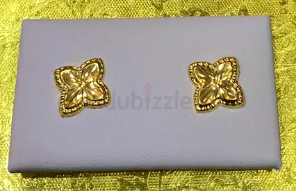18k gold earring