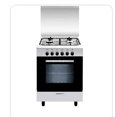 Glemgas 4 Burners Gas Cooker AL6611GI/FS Sliver