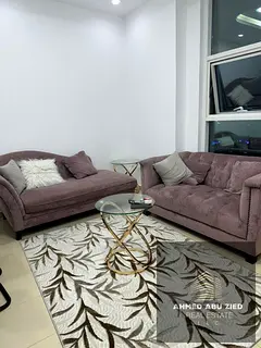 Furnished 2BR Flat for Rent in City Tower Ajman | AED 44K | Luxury Finishing | 2 Balconies | Closed 