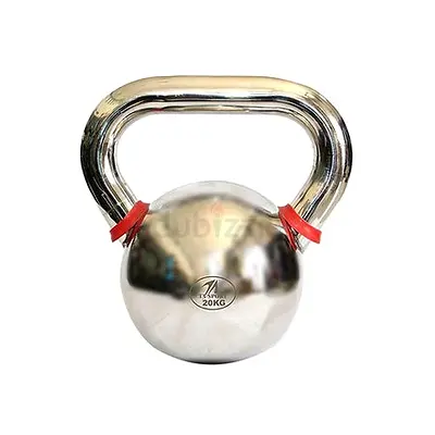 Chrome Kettlebell 20Kg Silver