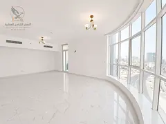 For annual rent in Ajman Al Rashidiya Oasis Towers 1 two-bedroom apartment with a living room 3 bath