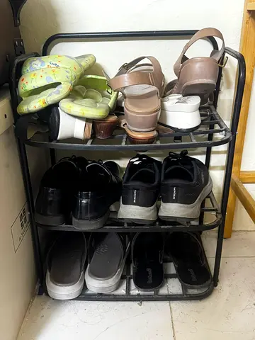 Compact 3-Tier  Shoe Rack — Good Condition