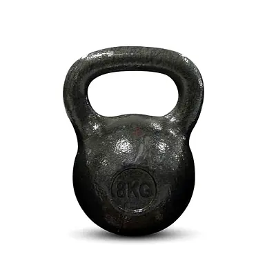 Cast Iron Paint Coated Kettlebell 8KG